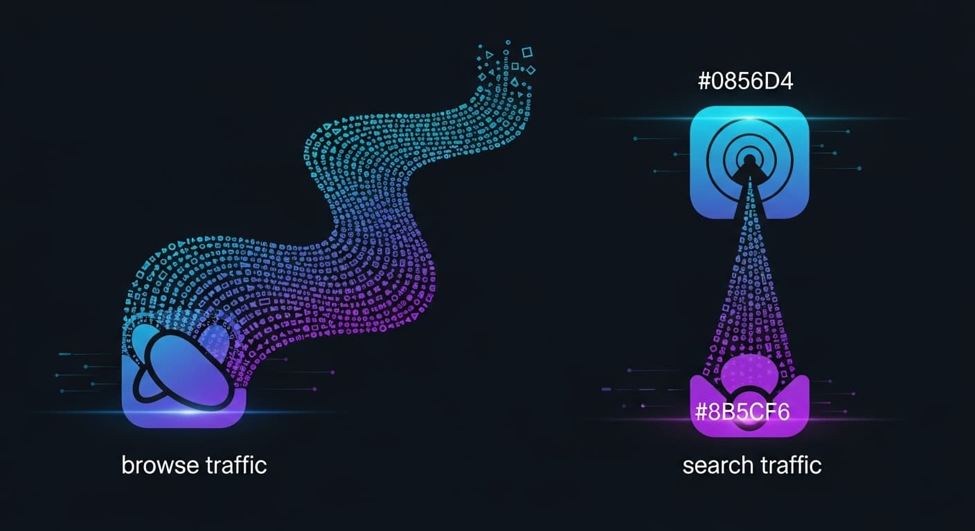 App Store Browse Traffic vs Search Traffic